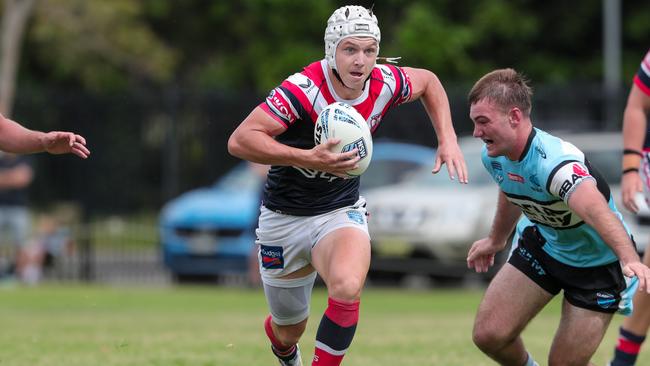 Charlie Webb.Picture: Adam Wrightson Photography. NSWRL Junior Reps - Round 6Harold Matthews CupCronulla vs Sydney RoostersCronulla High School, 10:00am.8 March 2025.