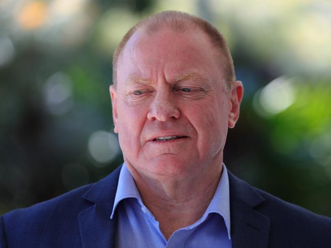 Gold Coast Titans press conference at Parkwood regarding the sacking of coach Garth Brennan. Titans chairman Dennis Watt holds a press conference.. . Picture Glenn Hampson