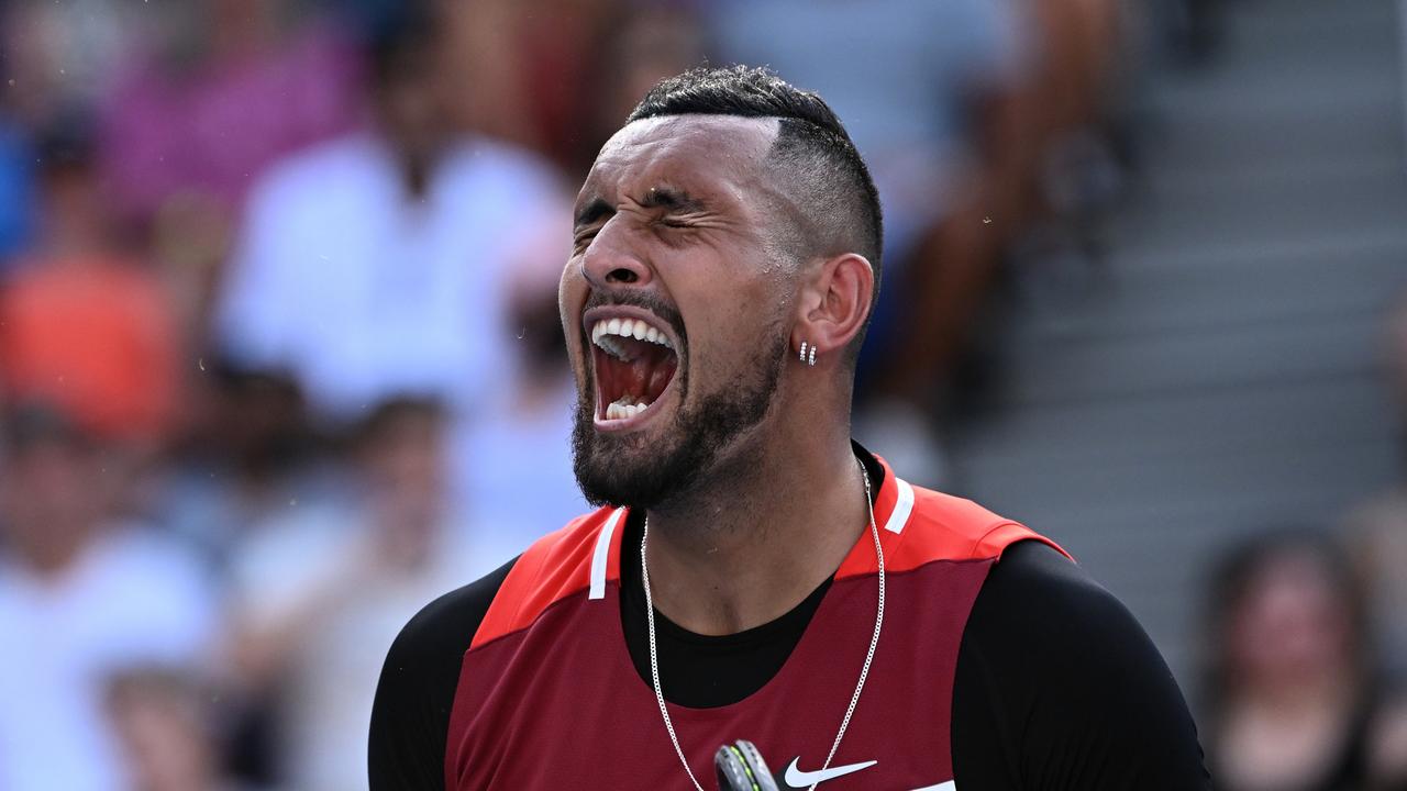 Nick Kyrgios is finally enjoying his tennis. Picture: Getty Images