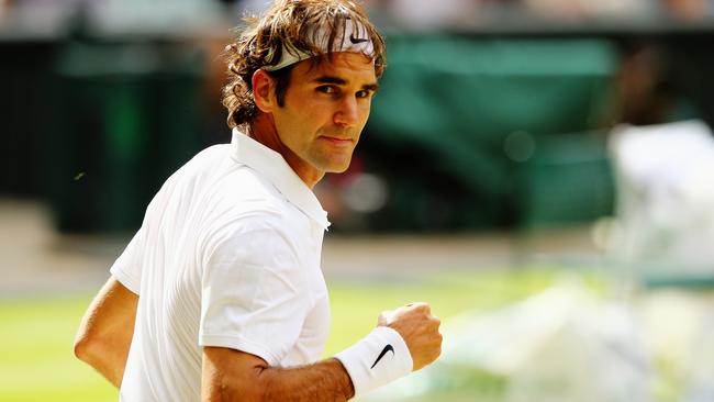 Roger Federer of Switzerland.