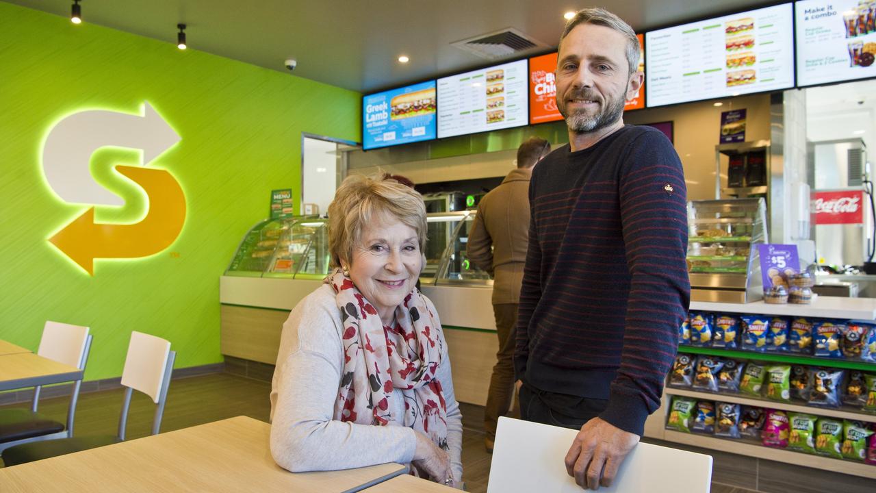 Subway franchisees Hazel and Mark Johnstone.