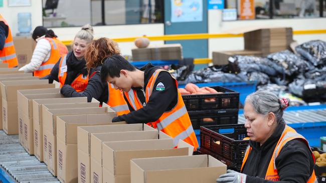 The rising cost of living has led to more people seeking help from charities. Picture: David Crosling