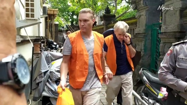 Australian man David Van Iersel arrives at court in Bali