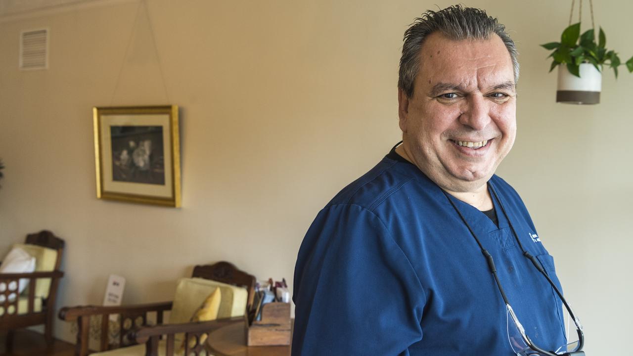 Professor Vasilios Chronopoulos works at Toowoomba Specialist Dental and has a practice in Athens, Greece, Thursday, June 3, 2021. Picture: Kevin Farmer