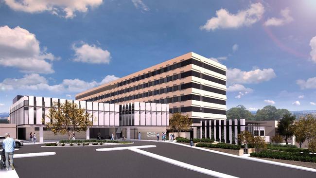 An artist’s impression of the Modbury Hospital upgrade. Picture: Supplied