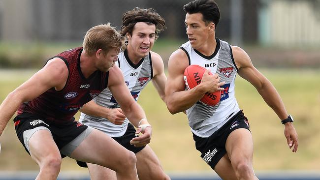 Dylan Shiel will add run to the Bombers’ midfield. Pic: Getty Images