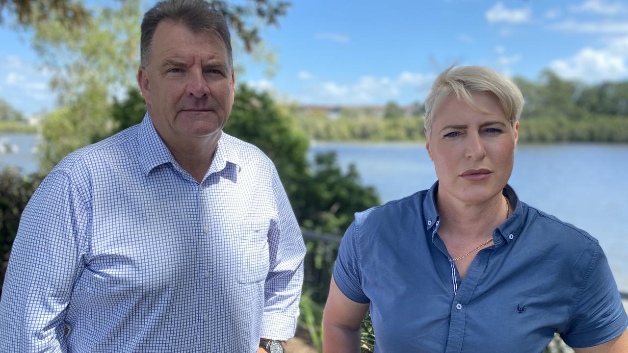 LNP Member for Burnett Stephen Bennett and Bundaberg candidate Bree Watson spoke about the region's escalating crime at a press conference on February 9.