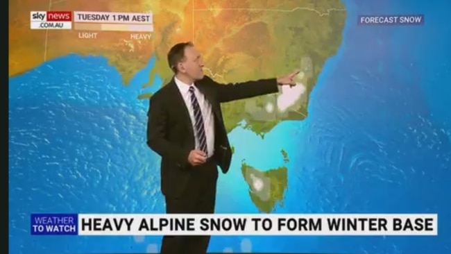 Sky News Weather’s chief meteorologist Tom Saunders said the weather event would arrive at Western Australia's doorstep first, before moving to the east coast. Picture: Supplied.