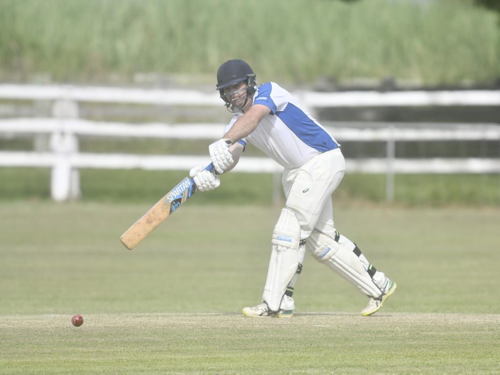 Action in CRCA premier league between Easts/Westlawn and Tucabia/Copmanhurst at Ulmarra Oval.