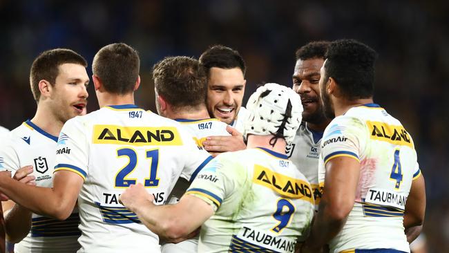 Parramatta were without two of their best players, but were still far too good for the Titans. Picture: Getty Images.