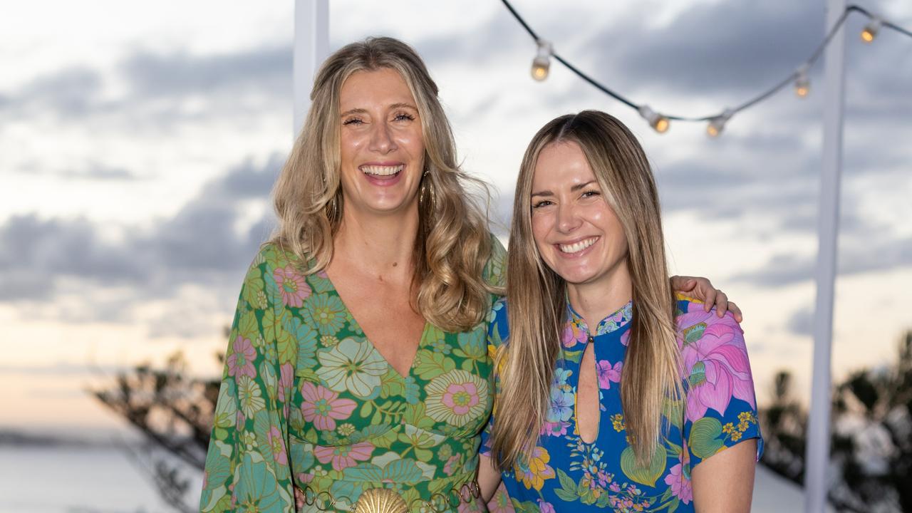 Rose Madden and Lucy McPherson for The Pulse at Tequila Herradura Pop Up at the Pink Hotel, Coolangatta May 5 2023. Picture: Celeste Humphrey