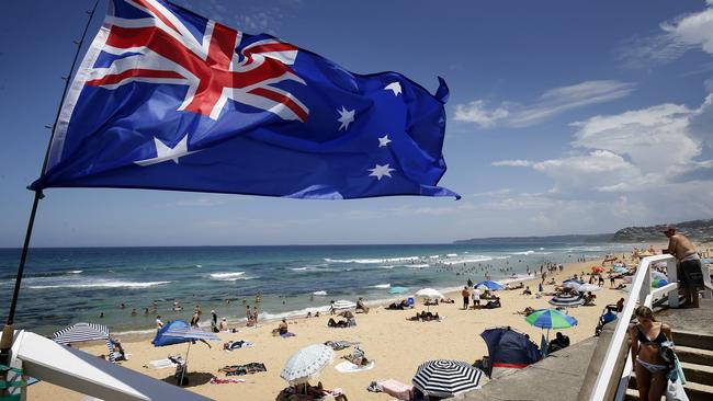 The weather is set to make for a sweltering Australia Day. Picture: AAP Image/Darren Pateman