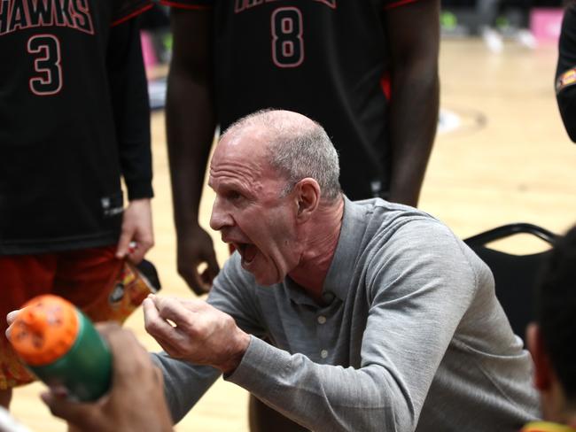 Goorjian is enjoying every moment of the Hawks’ epic run to the play-offs. Picture: Phil Walter / Getty Images