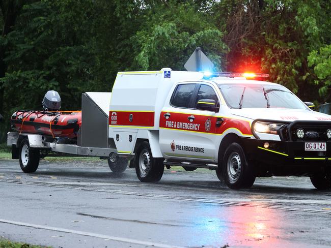 Man, dog’s rooftop river rescue