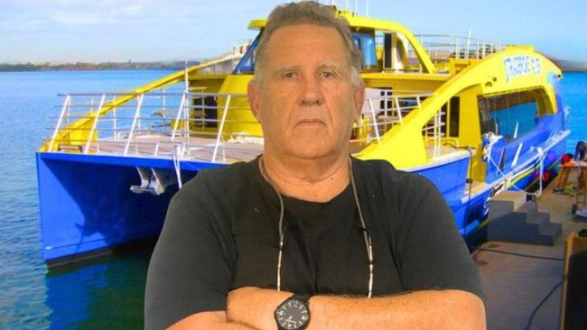 Stradbroke Flyer owner and operator John Groom says services from the Brisbane River to Straddie need government subsidies to be sustainable. Picture: Contributed