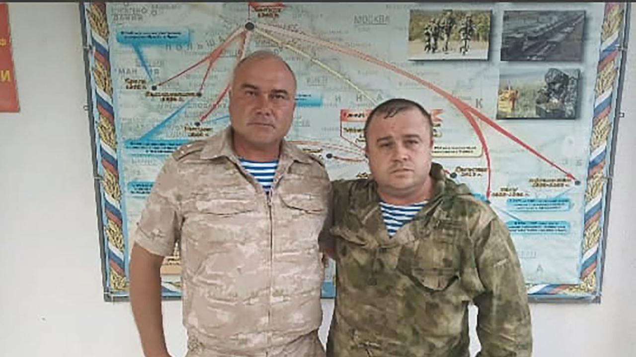 Andrei Sukhovetsky, the Deputy Commander of the 41st Combined Arms Army of the Central Military District. Pictured with Sergey Chipilyov (right). Picture: East 2 West News