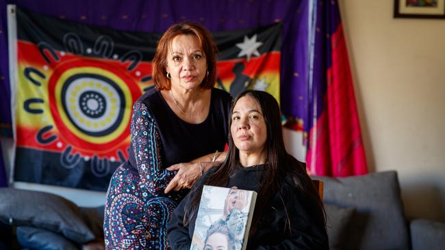 Rose’s grandmother Mandy Brown and mother Courtney Hunter-Hebberman have been on a quest for answers for almost four years. Picture: Matt Turner