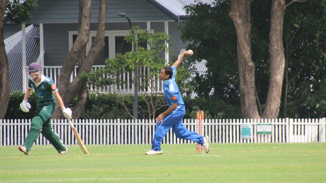 Lane Cove’s Ravi Ravi is the leading wicket-taker in first grade so far this season with 12.