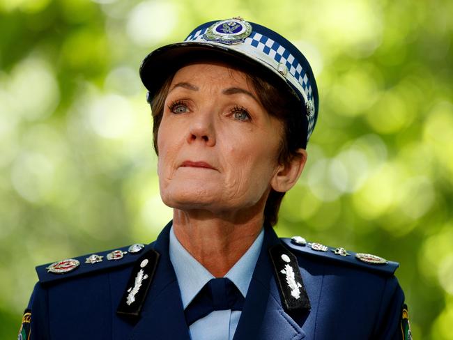 The NSW Police Commissioner has come under fire for repeated blunders with the press. Picture: NCA NewsWire