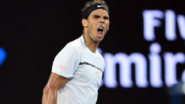 Rafael Nadal is into the Australian Open final.