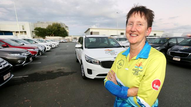 Jane Buckley is one of the volunteers who is vital for the Commonwealth Games — working with the fleet of cars needed for the Games. Picture Mike Batterham