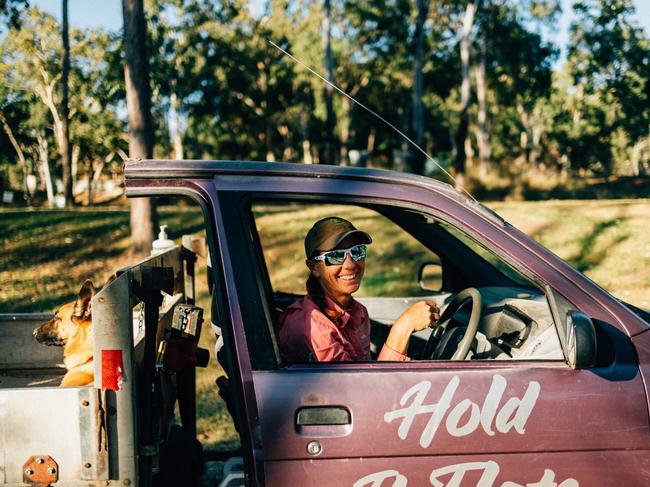 Kate Matsen gave up her full-time job as a teacher's aide to run Hold It Flats, her side-hustle turned booming venture. Picture: Hipcamp