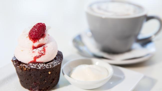 Coffee and cake are a winning combination at Bazil and Co, Scarborough. Photo: Dominika Lis