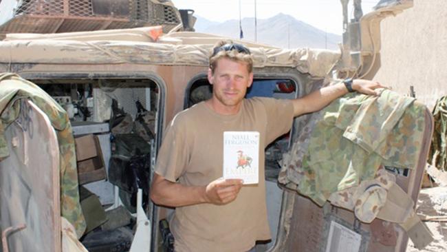 Andrew Hastie in Afghanistan during his first tour in 2009, with the Mentoring and Reconstruction Task Force 2.