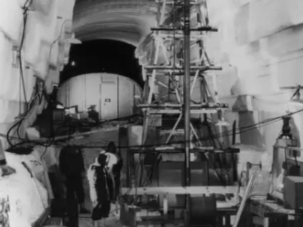 The camp was a front for a secret military project called Project Iceworm. Picture: NASA Earth Observatory