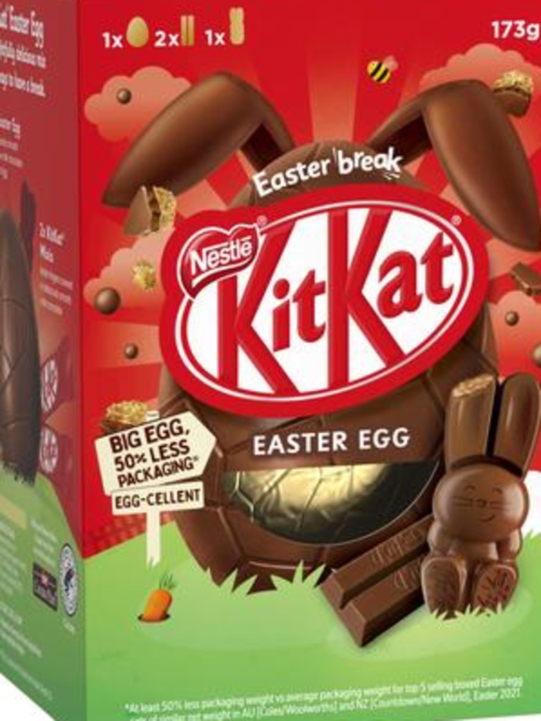 Nestle introduced fully recyclable Easter egg packaging in 2022. Picture: Supplied