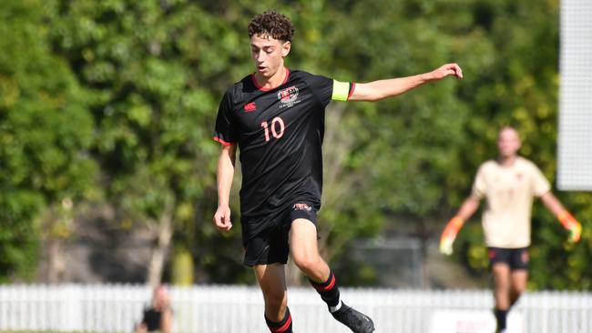 GPS First XI football between Terrace and Nudgee College. Saturday May 6, 2023. Picture, John Gass