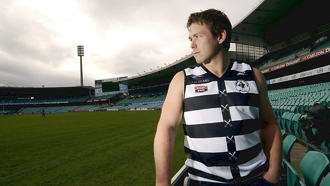 Power and Hawthorn premiership player Stuart Dew at the SCG wearing the colours of his amateur club Salisbury. Picture: Alan Place