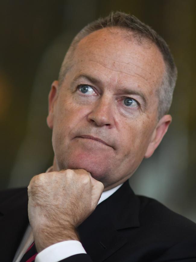 Bill Shorten was dogged by low popularity throughout his tenure as Labor leader. Picture: AAP Image/Lukas Coch