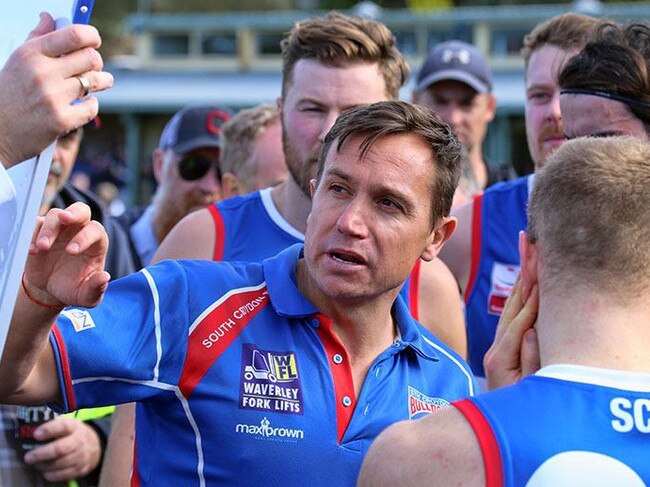 South Croydon coach Luke McCormick. Picture: Eastern Sporting Images