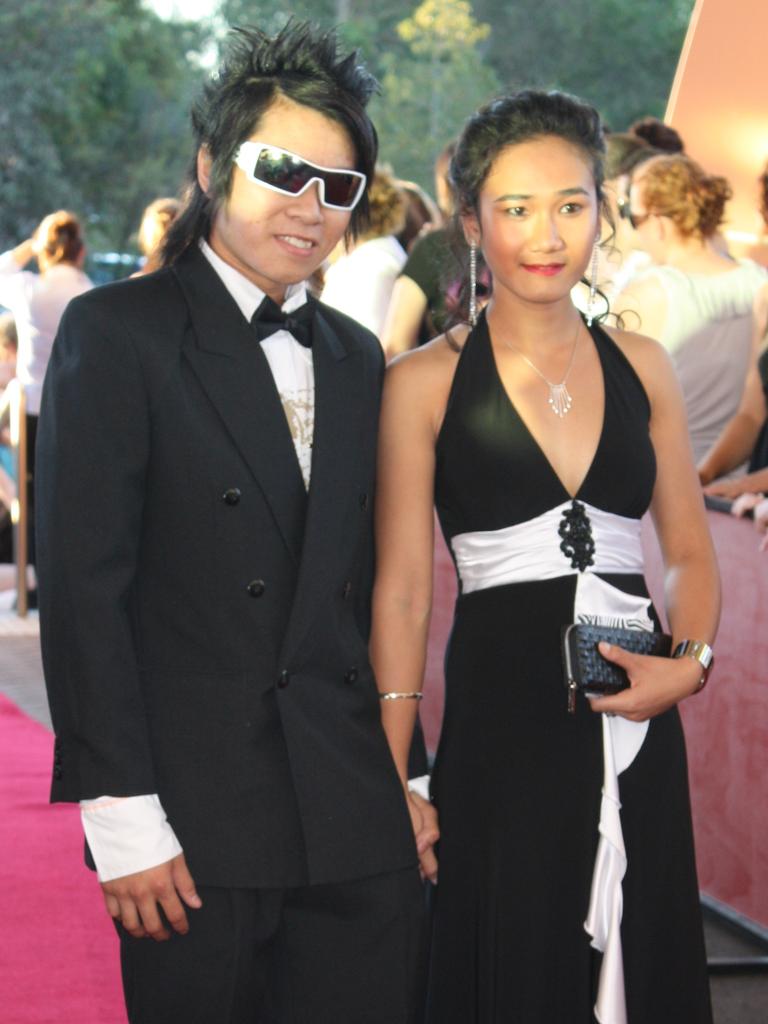 Thien Nguyen and Jit Joksathit at the 2010 Centralian Senior College formal at the Alice Springs Convention Centre. Picture: NT NEWS