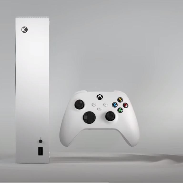 The Xbox Series S Console and controller.