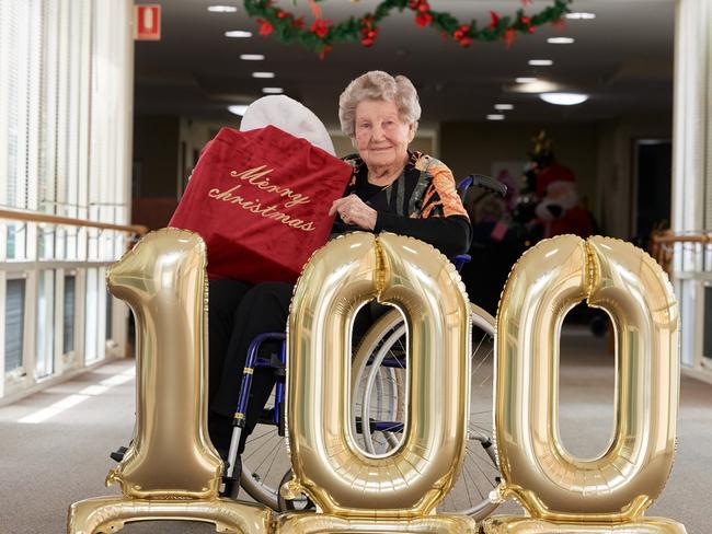 Noela Hellyer 100th Birthday this Christmas Day . Picture: Frank Monger