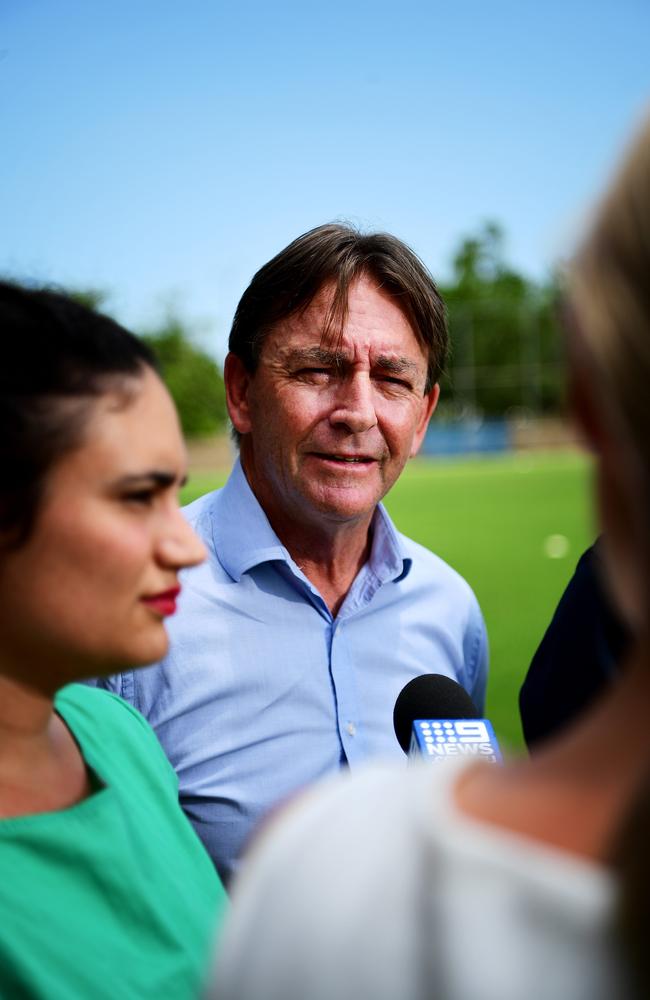 Football NT chief executive Bruce Stalder says any behaviour that threatened a “safe environment for all its participants” had to be dealt with strongly. Picture: Justin Kennedy