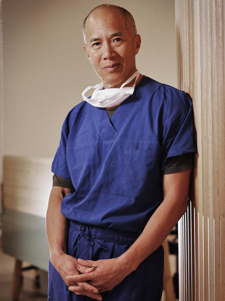 Neurosurgeon Dr Charlie Teo pictured at his offices. Picture: Sam Ruttyn