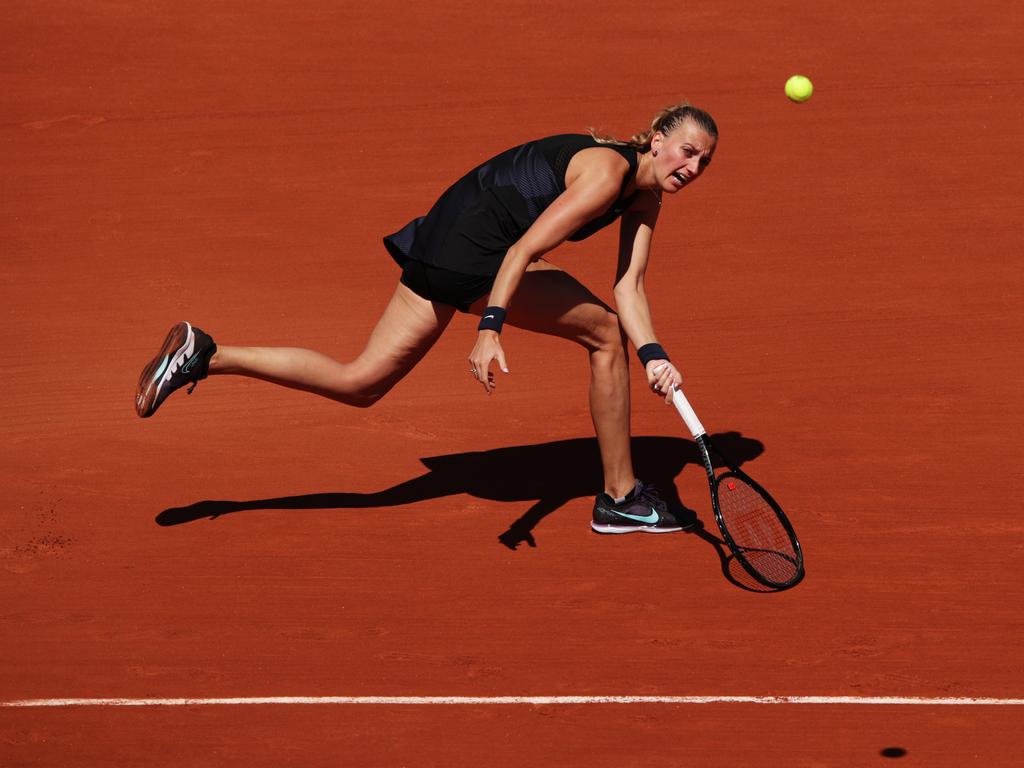 Petra Kvitova copped another dose of bad luck (Photo by Adam Pretty/Getty Images).