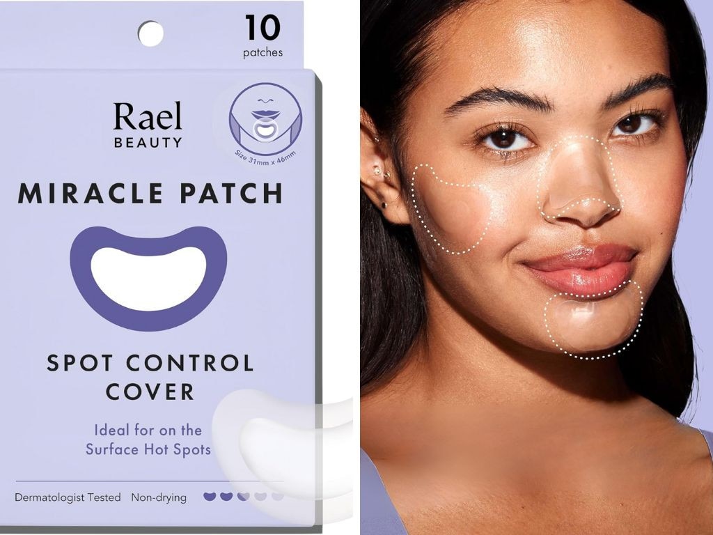 Rael Pimple Patches are loved by over 69,000 shoppers for their ability to cover large areas and calm breakouts. Picture: Supplied/Amazon