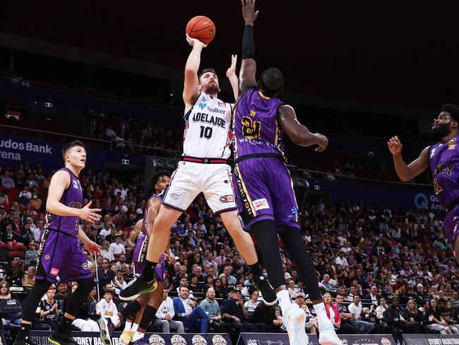 Mitch McCarron shot at 66 per cent from three-point range. Picture: Matt King/Getty Images