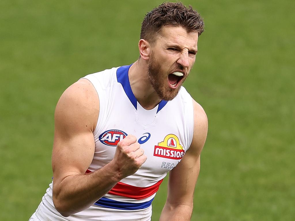 Marcus Bontempelli could have been a Saint. Instead, he’s in Brownlow Medal form for the Bulldogs. Picture: Getty Images