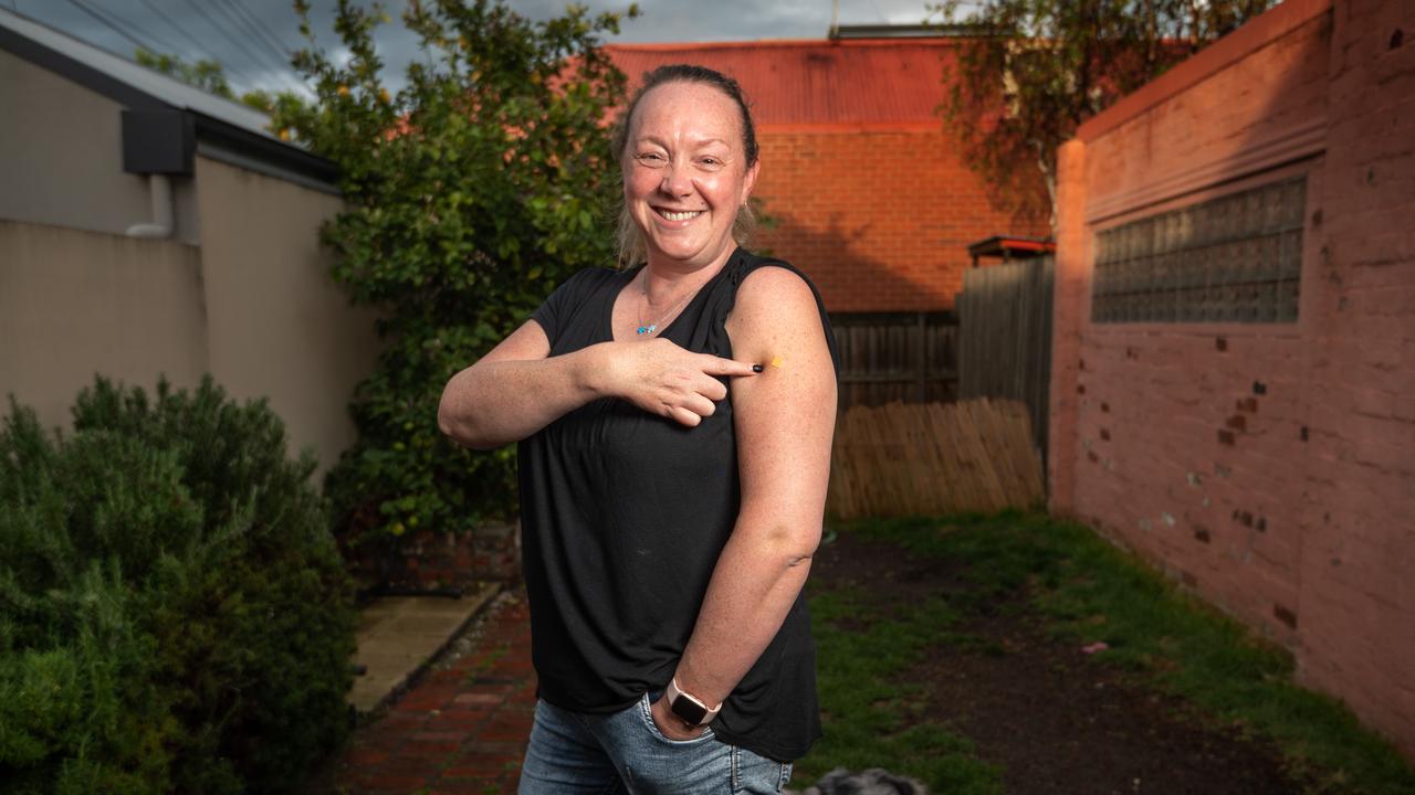 Disability service provider Beth Evans supports mandatory vaccination and is fully vaccinated. Picture: Tony Gough