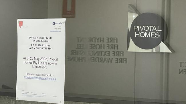 Pivotal Homes is in liquidation with debts of more than $5.3m.