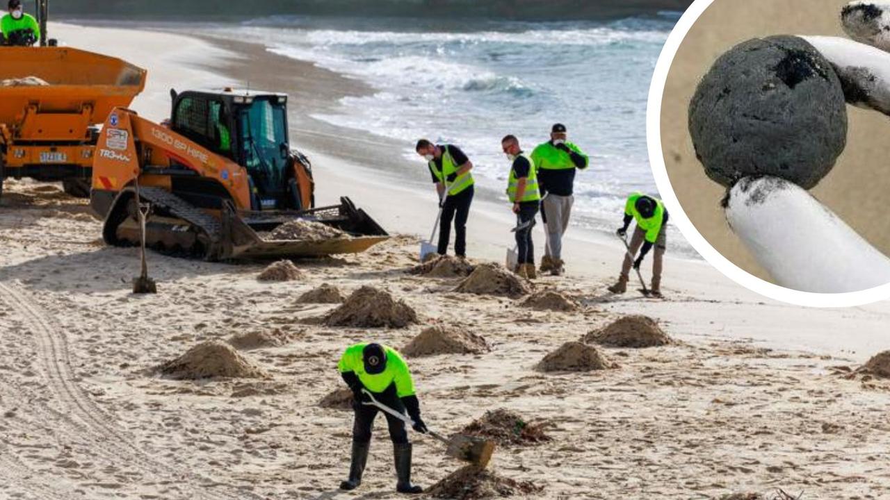 Mystery black balls force closure of Bondi beach