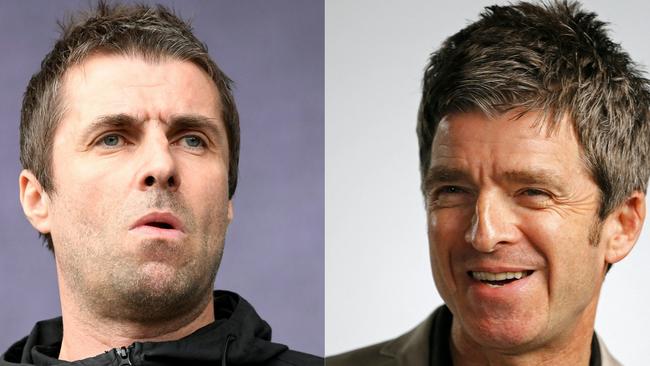 Liam Gallagher (left) and Noel Gallagher. The reunited rockers this week revealed five Oasis Live ‘25 stadium concerts in North America. Pictures: Fred Tanneau and Tolga Akmen/AFP