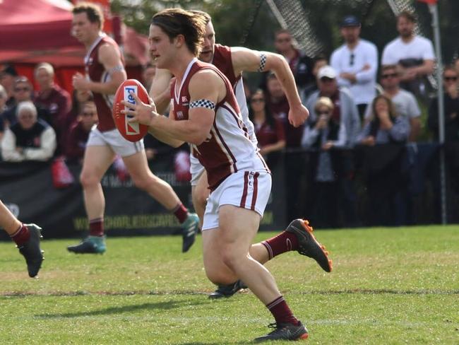 Damian Bertacco was adjudged best afield. Picture: Davis Harrigan