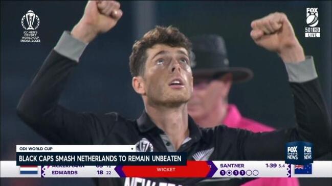 Kiwis thrash Netherlands to continue perfect start at World Cup