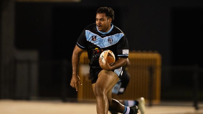 Jacob McCarthy as the Northern Sharks took on the Palmerston Raiders in Round 7 of the 2024 NRL NT season. Picture: Pema Tamang Pakhrin